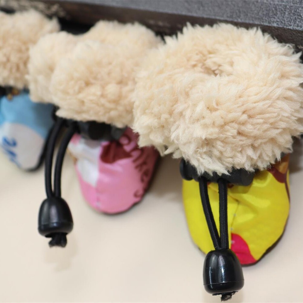 Warm Pet Dog Cat Winter Shoes For Dogs Non-slip Dog Snow Boots Chihuahua Shih Tzu Shoe Zapatos Perro Best Selling