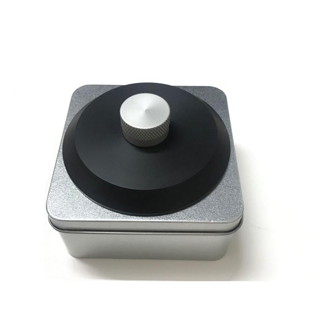 High-End POM Material LP Vinyl Turntables Disc Stabilizer Record Weight/Clamp With Iron Package Box: iron pack box