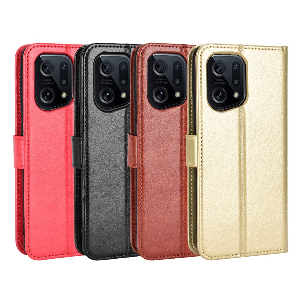 Voor Oppo Vinden X5 Case Luxe Flip Pu Lederen Portemonnee Lanyard Stand Case Voor Oppo Vinden X5 Pro FindX5 Telefoon tassen