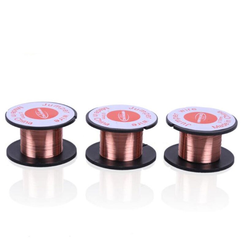 10PCS 0.1mm Copper Solder Soldering PPA Enamelled Ree Jumperl Wire