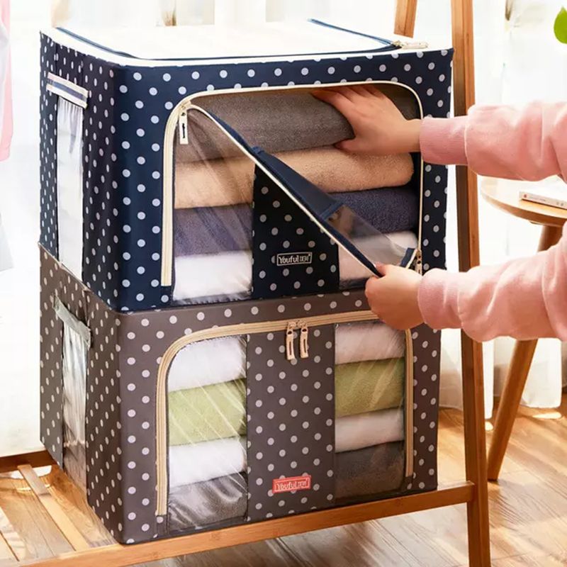 Foldable Clothes Blanket Toys Storage Box Closet Organizer Container Bags