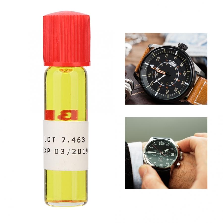 Aceite para el movimiento del reloj, herramienta de reparación de reloj de bolsillo, lubricante, 2ml