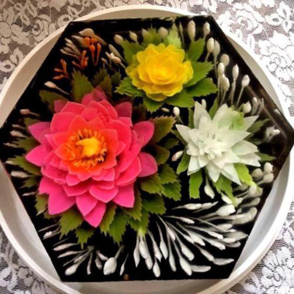 5 STKS Rose 3D Jello Jelly Art Naalden Tools Jelly Cake Gelatine Pudding Nozzles