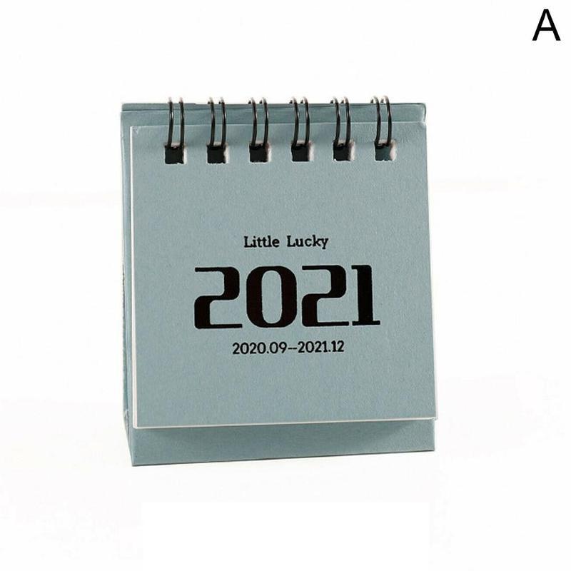 Desk Calendar Dual Daily Schedule Table Planner Standing Calendar Yearly Agenda Organizer Home Office Supplies: Green bamboo 
