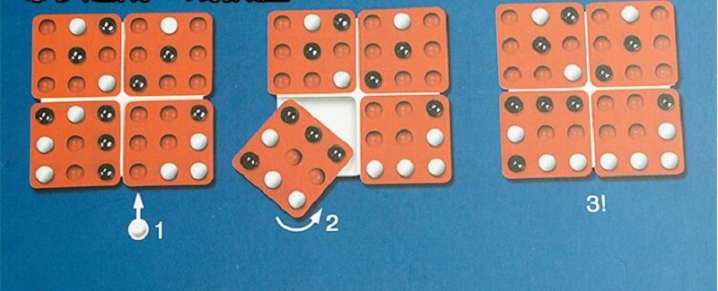 Fly Ac Draaien Zwart En Wit Schaken Puzzel Jongen Meisje Kind 3-4-6-9-10 jaar Oude Board Games Speelgoed Familie Party Game