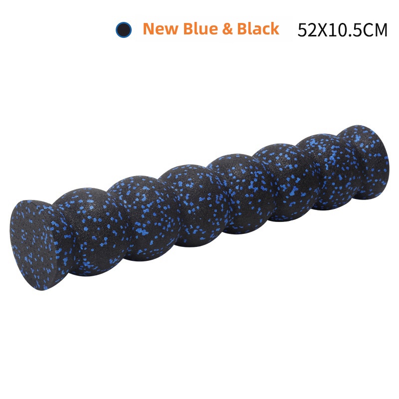 Yoga Foam Roller Golvend-Vorm Epp Fitnees Massage Roller Voor Triggerpoint Therapie Myofasciale Release Nek Been Pijn relief: Bruin