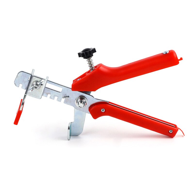 Tile Leveling System Leveling Spacers Clips Reusable Wedges for Leveling Porcelain Ceramic Marble Tile Leveler Durable wzpi: Red tighten plier