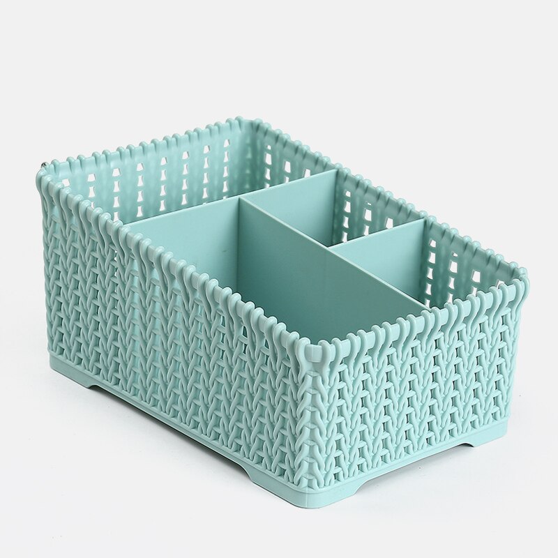Grote capaciteit make-up display koffer kwast lippenstift houder make-up organizer cosmetica bureau badkamer opbergmand organizer box: 6