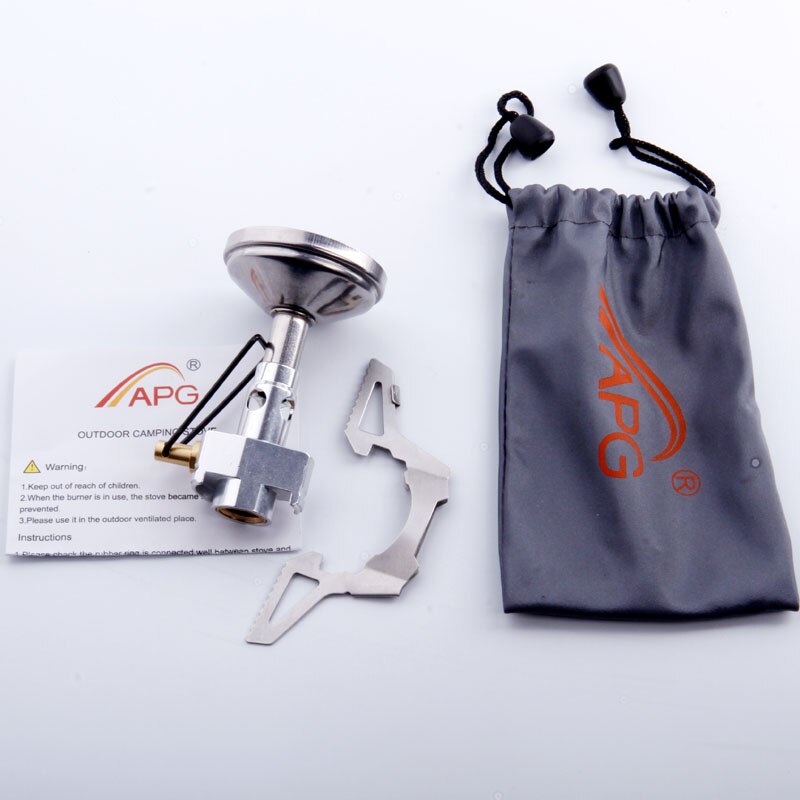 Stufe a Gas da campeggio APG Mini bruciatori da campeggio tascabili attrezzatura da cucina 60G
