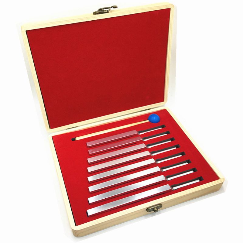 Aluminum Tuning Fork Set With Mallet, 13 Forks For Healing And Relaxation