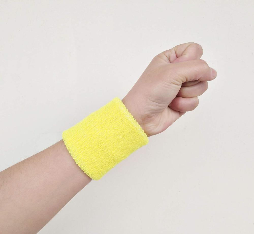 1pc Wristbands Sport Sweatband Hand Band Sweat Wrist Support Brace Wraps Guards For Gym Volleyball Basketball Teennis