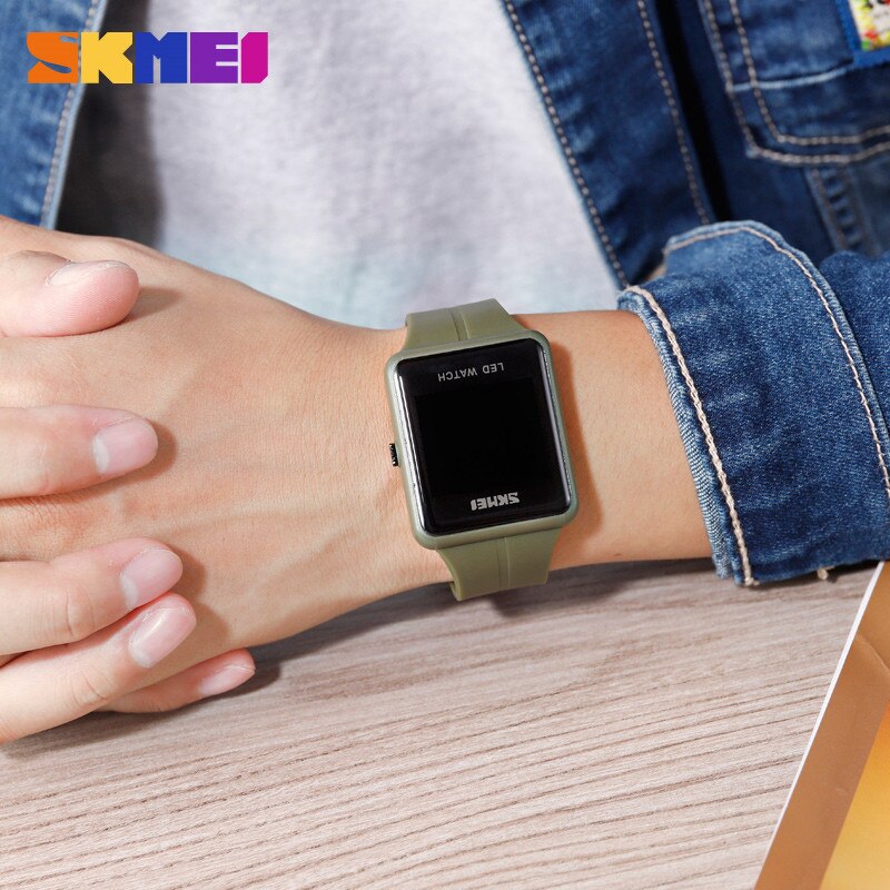 Skmei sport heren digitaal horloge zwem- en duikhorloge paar elektronische polshorloges waterdicht herenhorloge relogio masculino