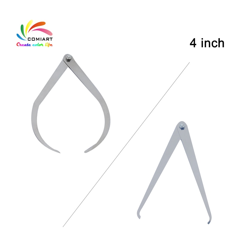 4" Steel Pottery Ceramics Caliper Clay Sculpture Ceramic Measuring Tools Pottery Measure Caliper