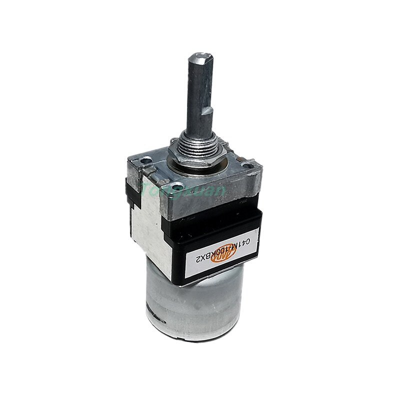 1pc ALPS Motor Drive Potentiometer B100Kx2 RK16812MG098 100KBx2 Dual Potentiometer With Tap 25MM Half Shaft