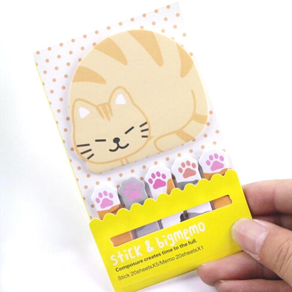 Fridge Writing Cute Cartoon Panda Post-it notes Sticker Post It Bookmark Memo Marker Point Flags Sticky Notes label Decoration