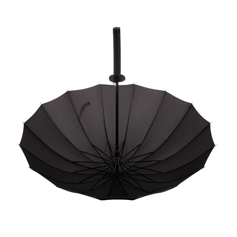 Vindtæt samurai sværd sol regn paraply ninja-lignende lige langt håndtag 8 16 24 ribben mænd kvinder paraply automatisk åben parasol