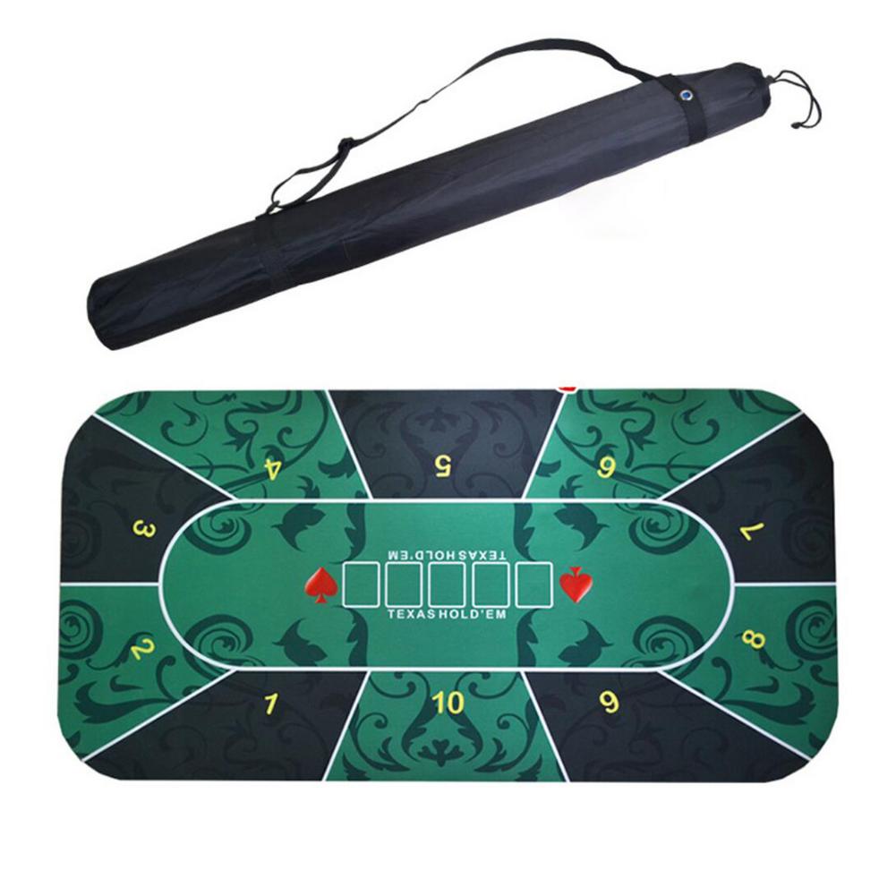 ARTGAME Texas Hold'em Poker Mat | Portable Poker Table Top