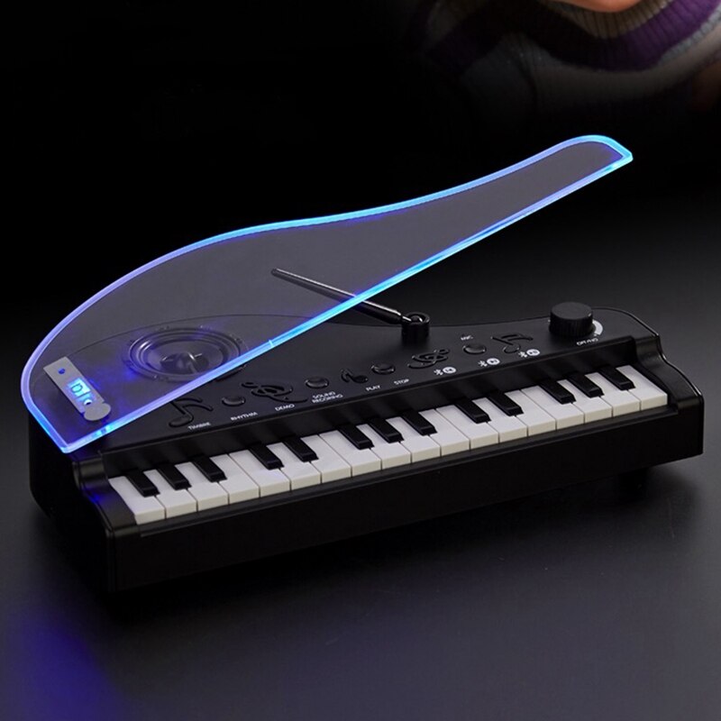 Smart Induction Simulation Bluetooth Piano Charging Mini Colorful Light Music Electronic Piano Best for Children