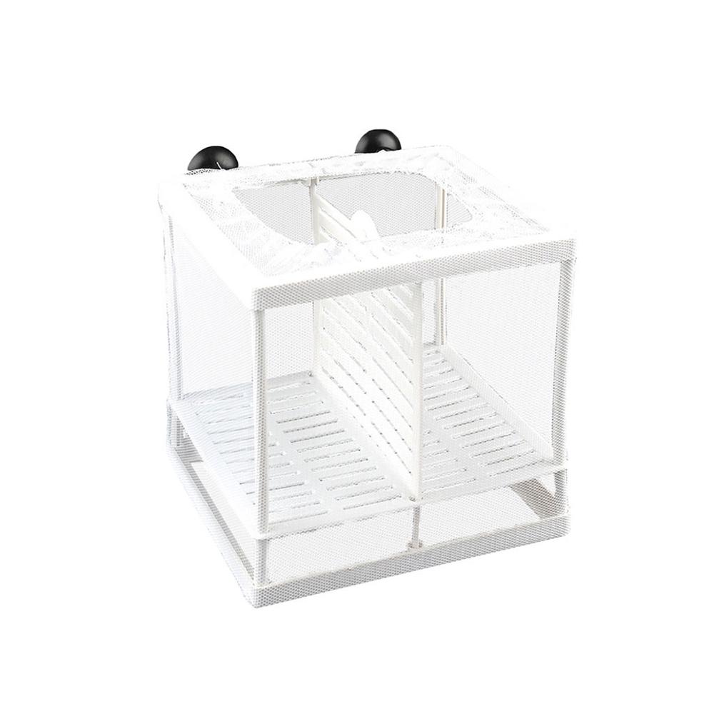 Poisson BreedingHatcher Net 1 Pièces Pisciculture Incubateur Suspendu Filet Maille L'écloserie Boîte D'isolement Pour Aquarium Accessoire: M