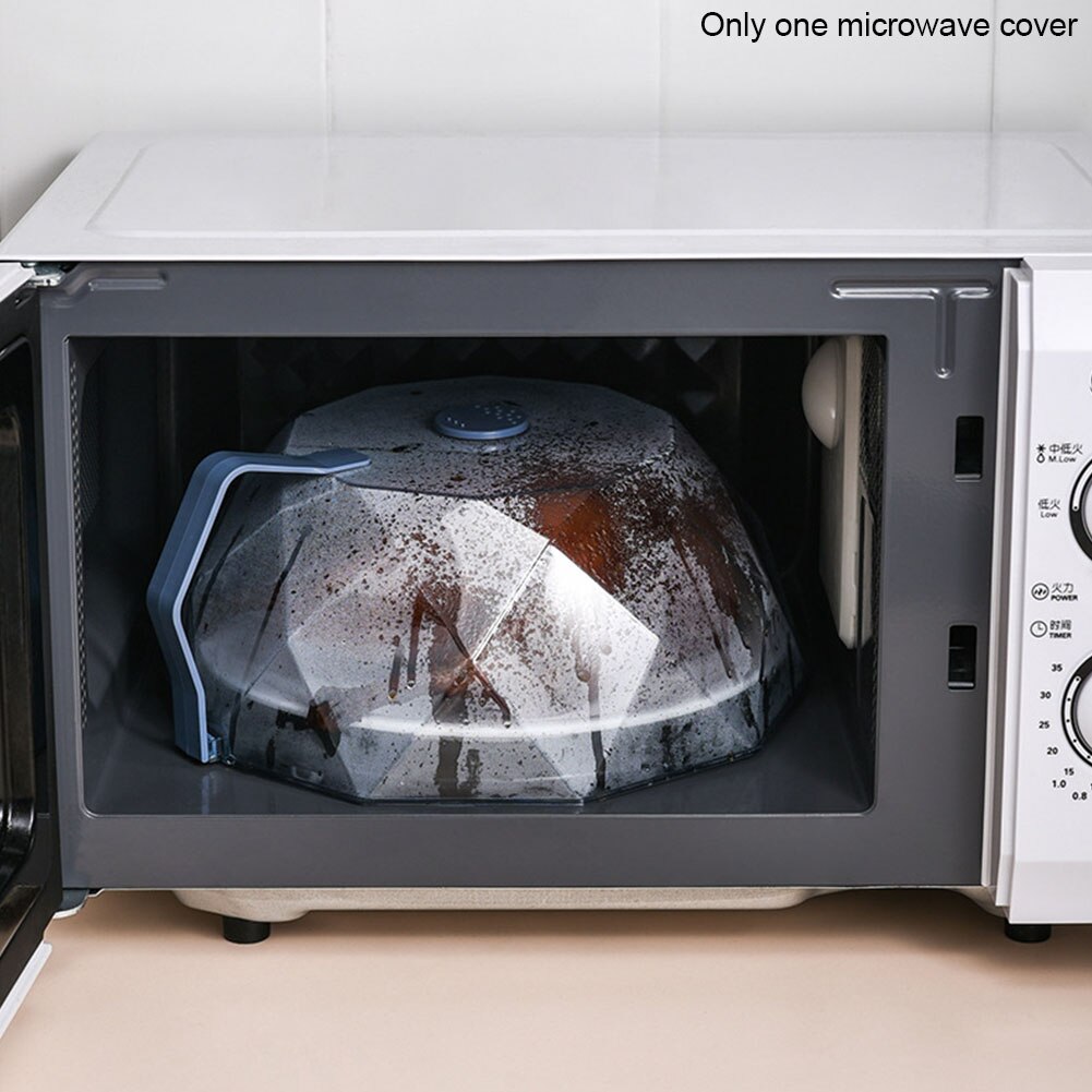 Heating Insulation Dish Microwave Cover For Food Dustproof Lid Accessories Universal Home Kitchen Ventilated Plate Easy Clean