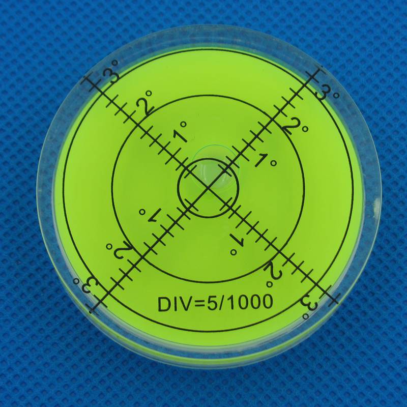 60*12 mm Bubble Degree Marked Surface Leveling for Camera Ttripod Furniture Toy Level Measuring Instruments