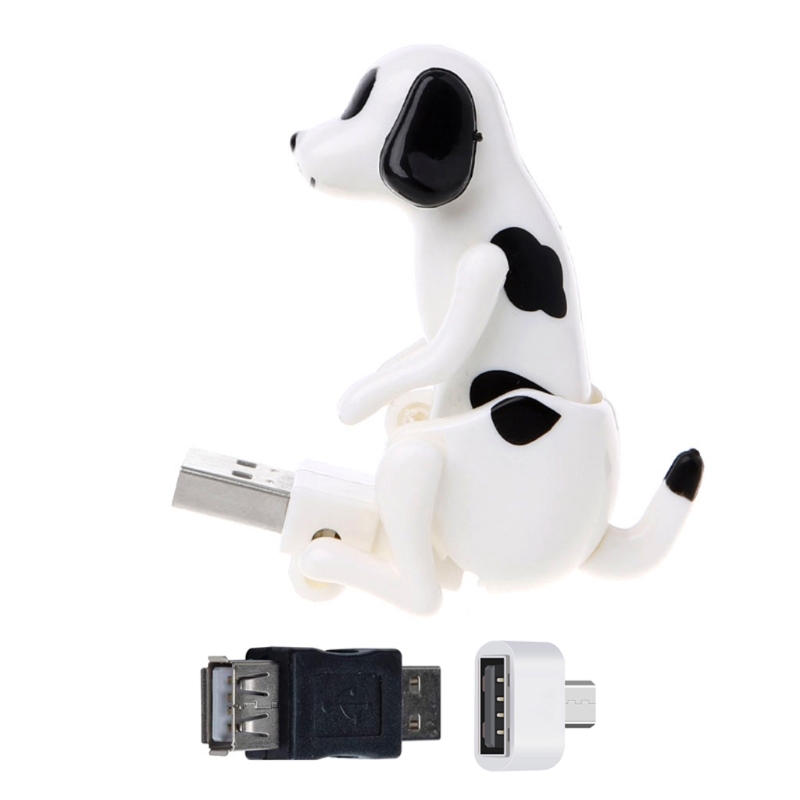 Cute 4GB-64GB Humping Dog USB 2.0 Flash Drive for Laptop Tablet Mobile with Micro USB or USB plug and OTG disk: white16