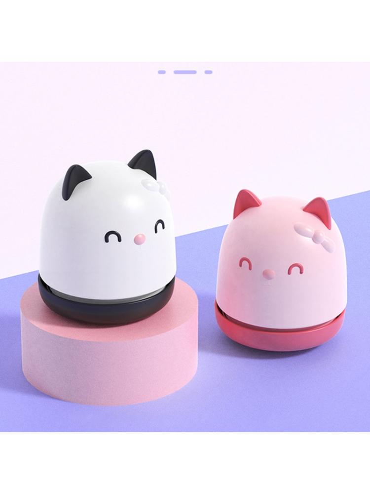 Portable Cute Cat Mini Desk Vacuum Cleaner for Desktop Keyboard Cleaner Computer