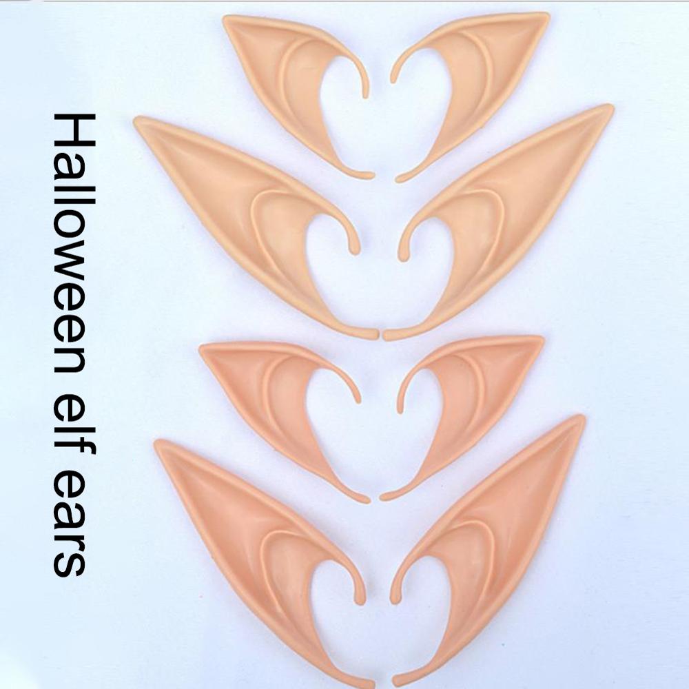 SKHAOVS 6 paar elfenoren latex feeënoren accessoires