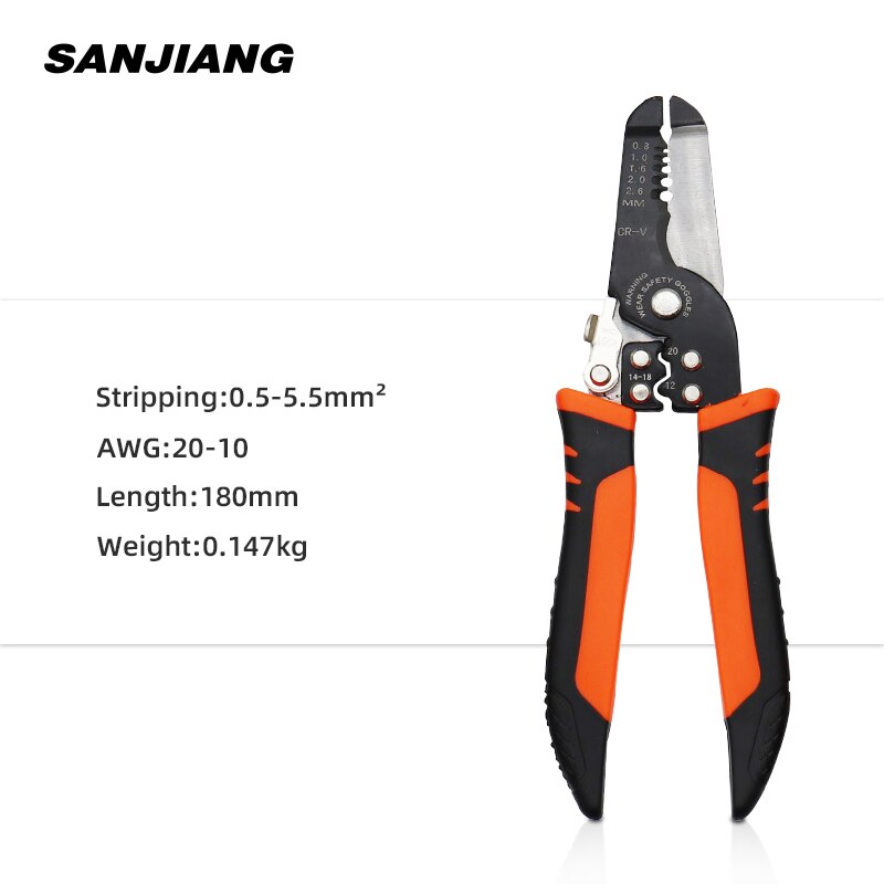 Multifuction Wire Stripper Pliers mini Hand Multi tool Repair Tool Cable Cutter Stripping Crimping Tool Crimper Multitool: SJ-103