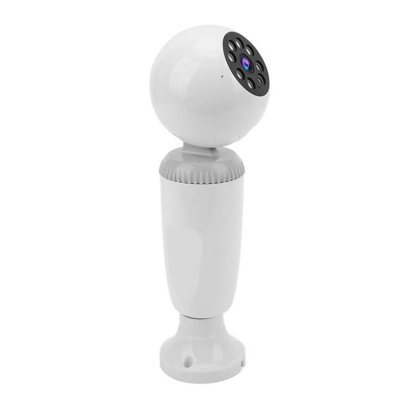 Wireless IP LED Camera Sound Light Dual Alarm Device Sharing Light Bulb Camera 3MP HD Auto Tracking Remote Playback Motion