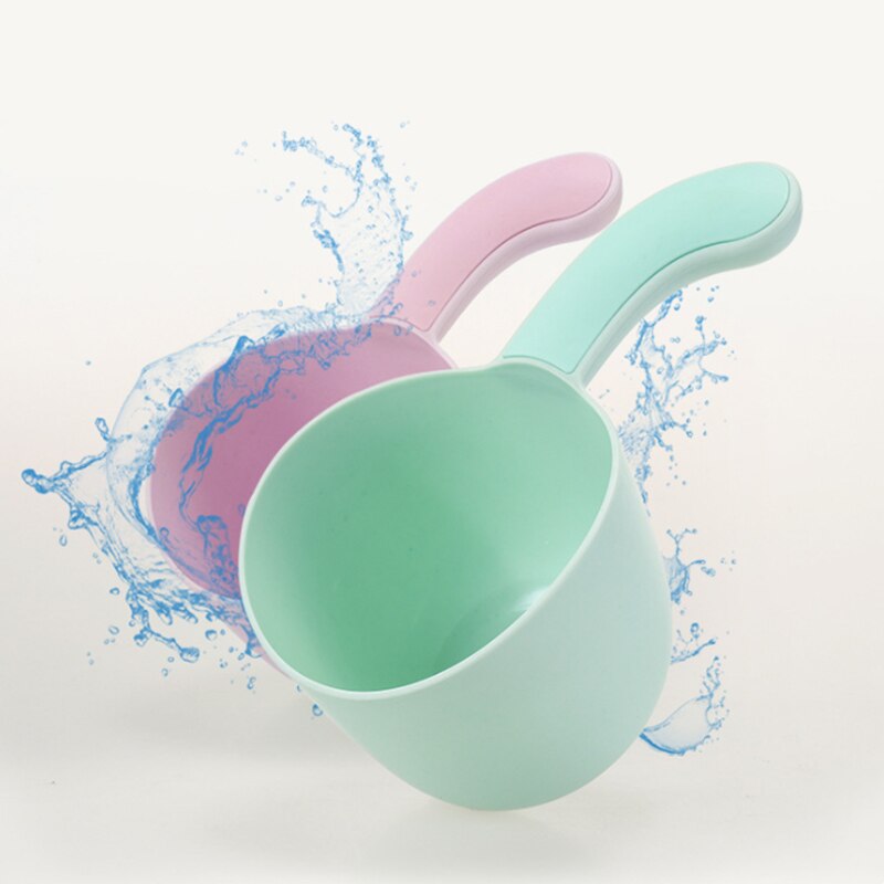 Cucchiaio di plastica per latte in polvere paletta per acqua per bambini shampoo per bambini cucchiaio da bagno lavaggio per bambini tazza per risciacquo per capelli bagno per bambini cascata mini tazza