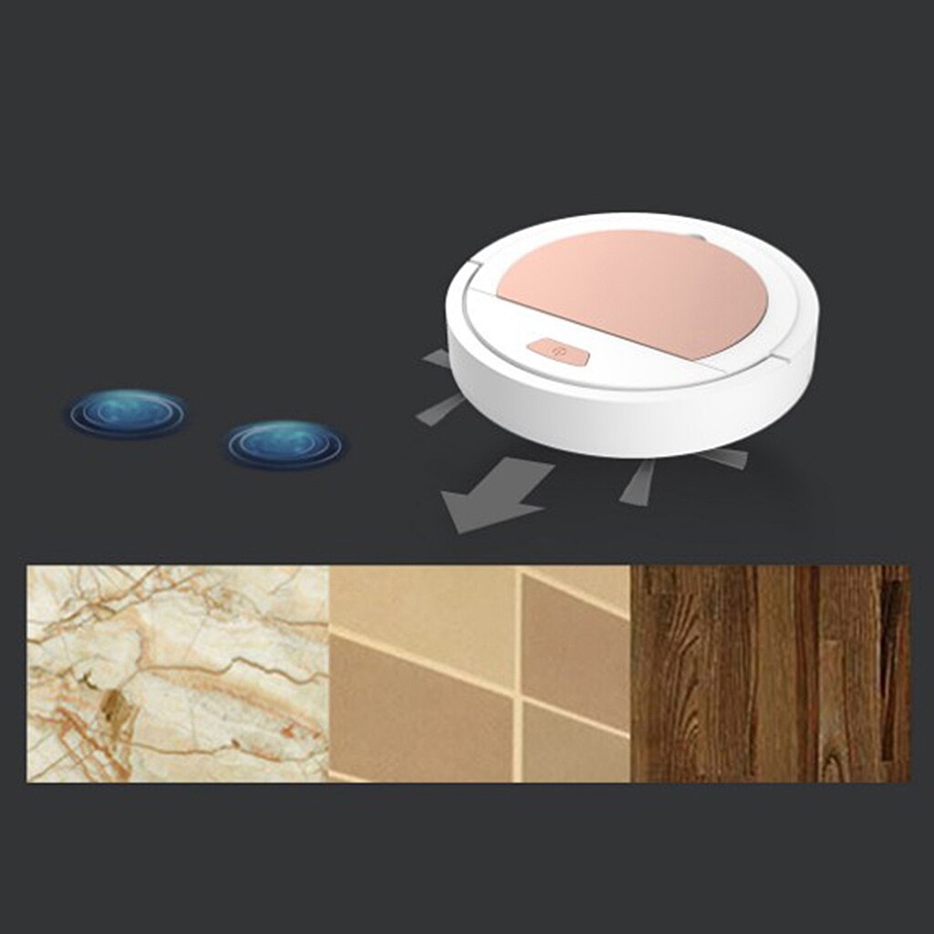 Robot Vacuum Cleaner Auto Sweeper for Hard Floors Carpets Pet Hair Clean