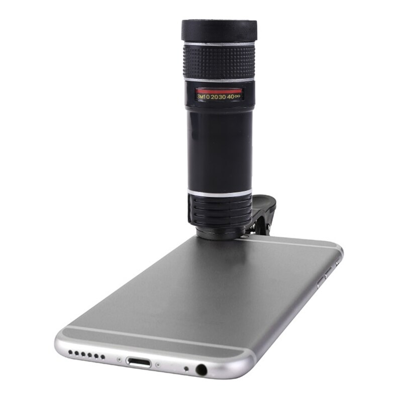 Mobile Phone Telephoto Telephoto Lens 20x Compatible with iPhone Andriod for Various Mobile Phones Tablet Universal