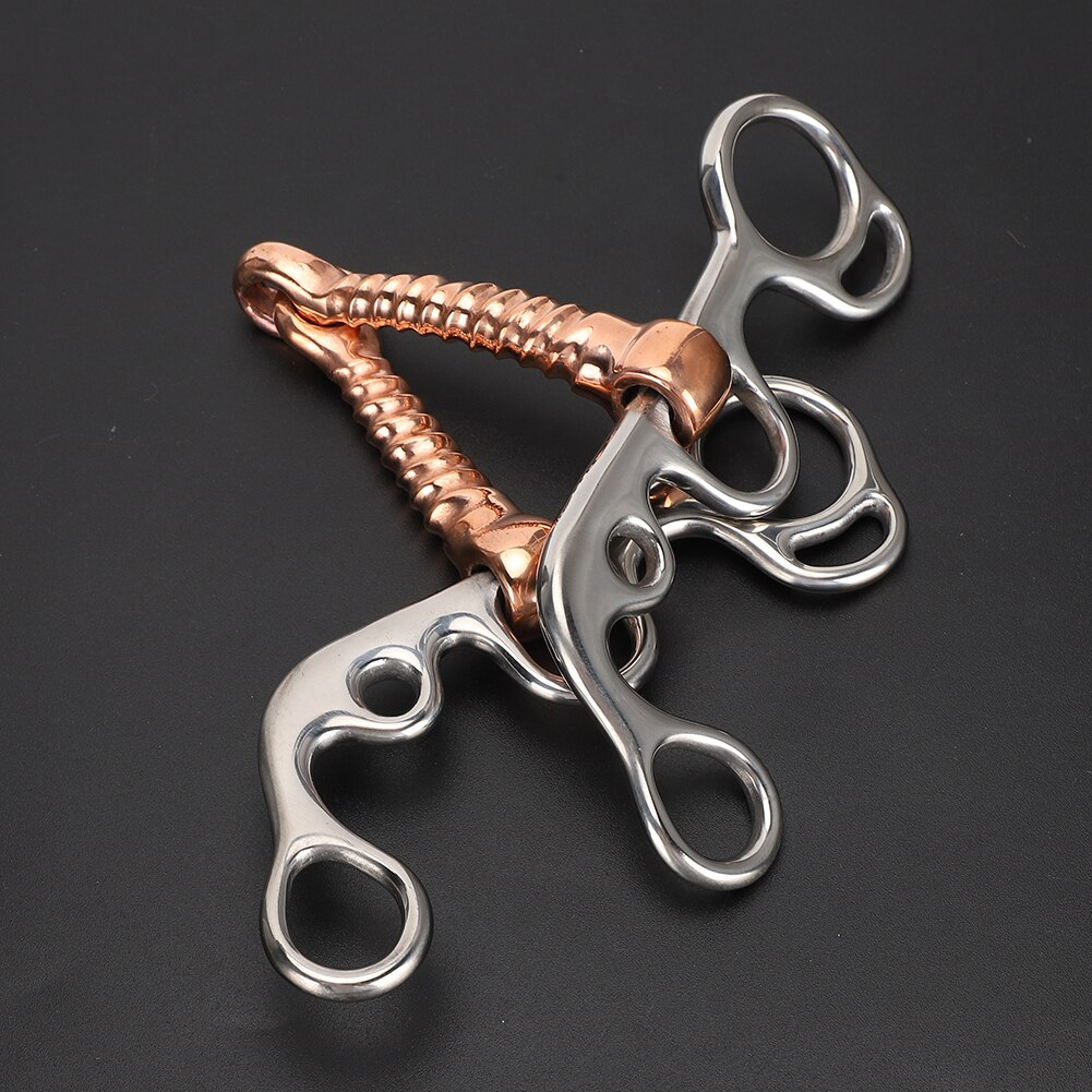 Stainless Steel Horse Snaffle Training Snaffle Bit Equestrian Equipment Supplies used in horse farms