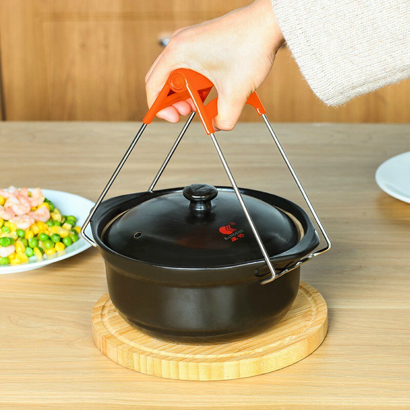 Anti scalding bowl grabber plate grabber kitchen utensils small tools stainless steel plate lifter