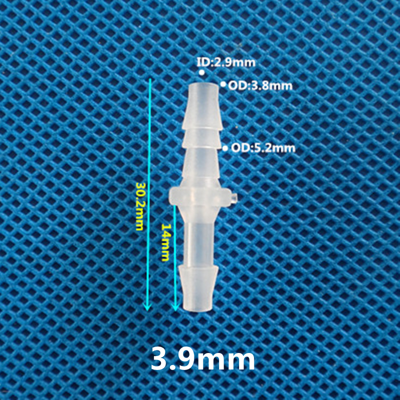 Raccordi per tubi flessibili per irrigazione da giardino con connettori diritti in plastica da 5 pz/pacco 1.6mm-15.8mm: Rosso