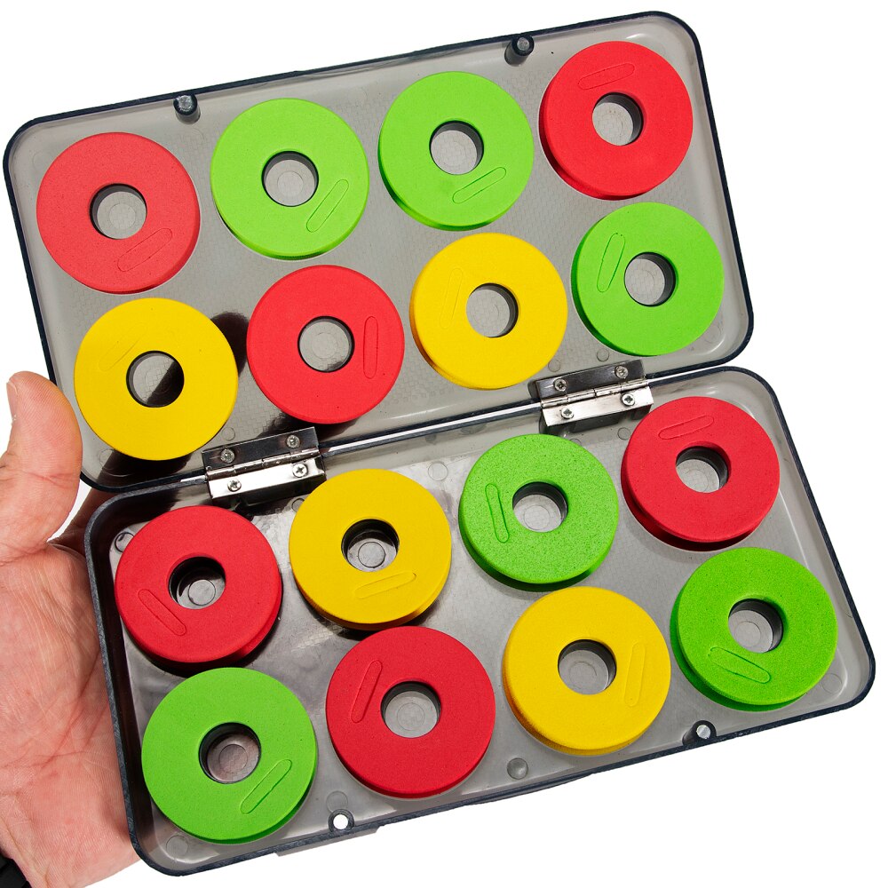 Planche à rouler en mousse avec bobine, ligne de pêche, tampon de rangement, accessoires de boîte à matériel, de