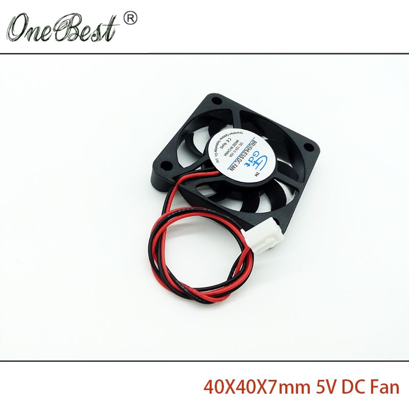 4007 bezszczotkowy ultra-cienki wentylator DC 5V 4cm 40mm 40X40X7mm mały zasilacz wentylator xh2.54-2Szpilka długość 200mm darmowa wysyłka