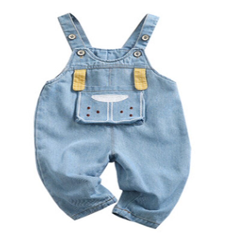 Zomer Kids Pocket Jarretel Broek Stijlvolle Knop Jarretel Broek Voor Kinderen Baby Jongens Meisjes