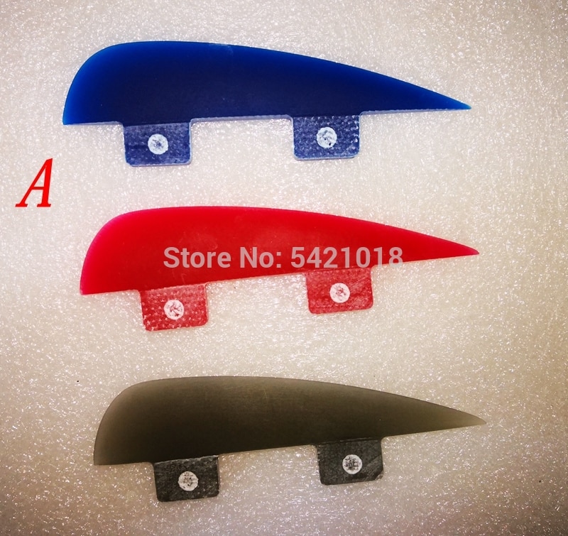 Single Small Surf Fin SUP Board Fins Knubster Centre Kneel surfboard Fin Blue Red Smoky BRANDRUPEL