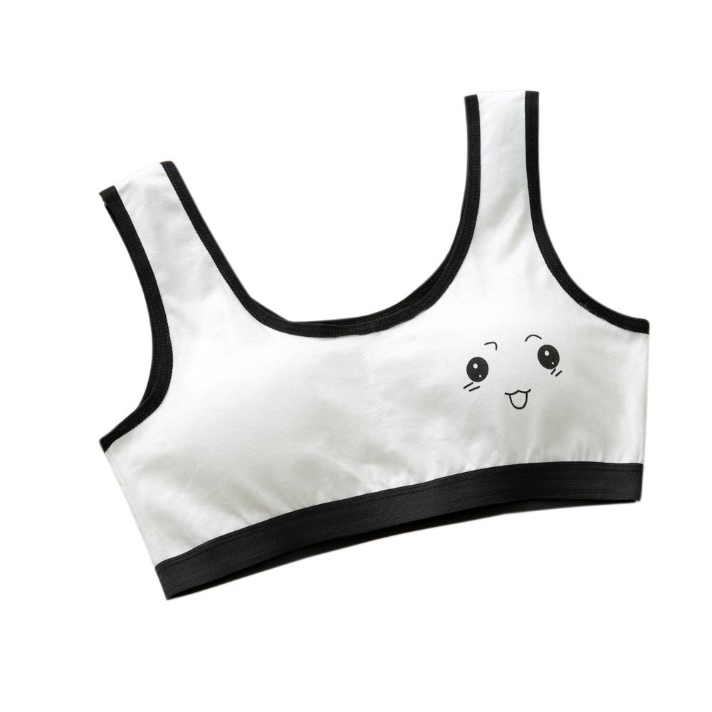 Telotuny tonåring tjejer bh underkläder bh väst barn underkläder sport underkläder 100%  bomull  z0828