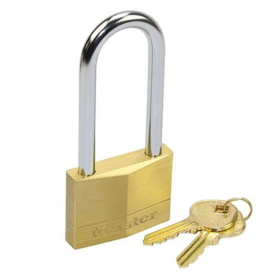 Master Lock Massief Messing Hangslot Outdoor Indoor Waterdichte Keyed Lock voor Rugzakken, Aktetassen, Tackle dozen, kluisjes sloten