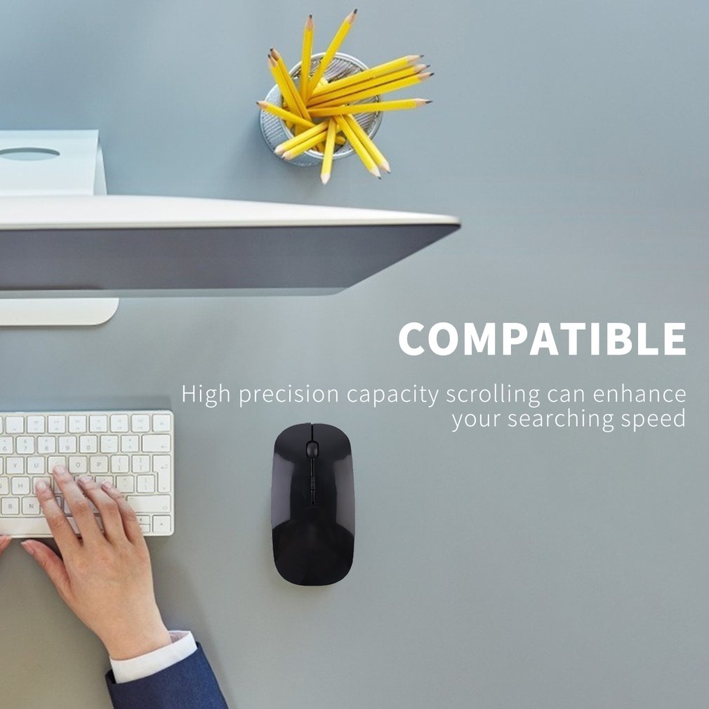 2.4GHz Optical Wireless Mouse Wireless Compatible USB Button Gaming Mouse Gaming Mice Computer Mouse For PC Laptop