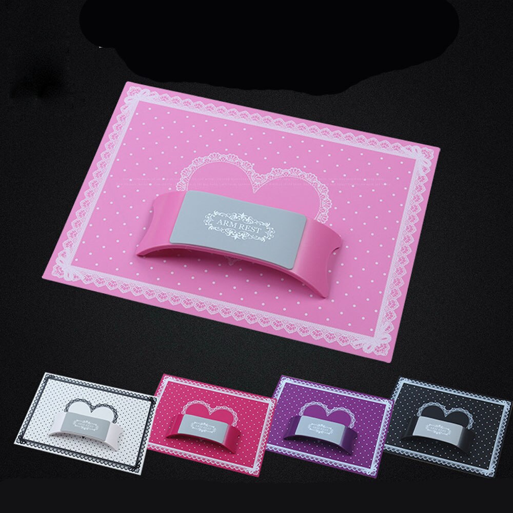 Equipment Lace Silicone Nail Mat Nail Pillow Cushion Hand Rest Cushion Nail Art Salon Manicure Nail Tool