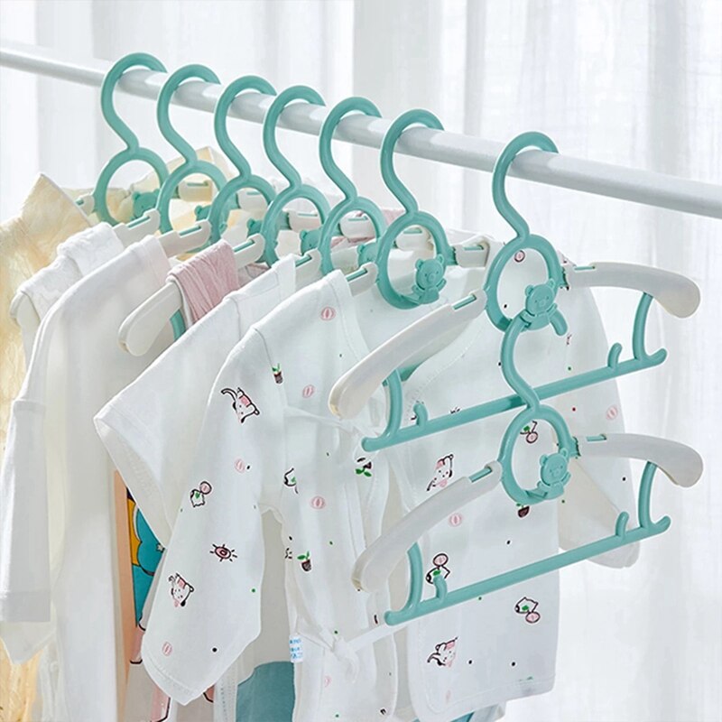 Cintre pour vêtements de bébé, 20 pièces, supports flexibles, exposition de vêtements en plastique pour enfants, cintres pour manteaux d&#39;enfants Non marquants