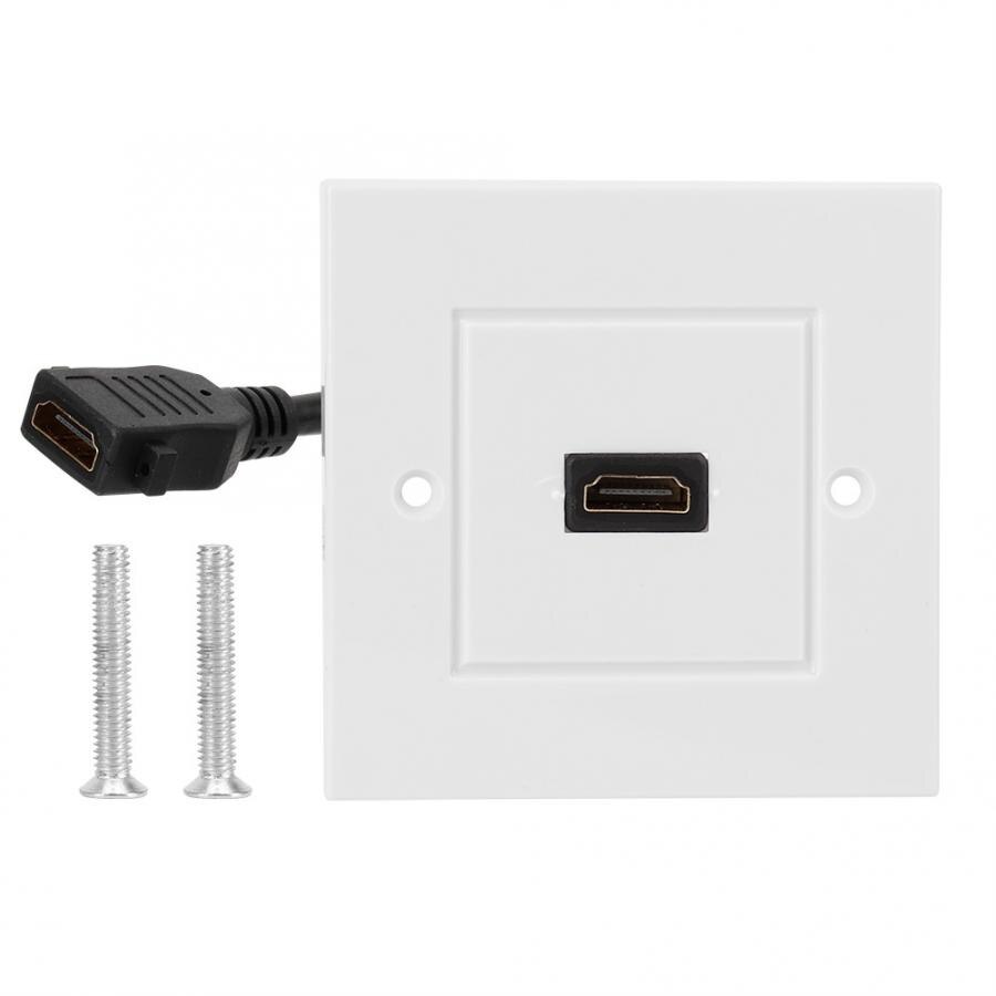 HDMI Strip Line Single Port Panel Socket Home Office Company Decoration Electric Board US Standard: Default Title