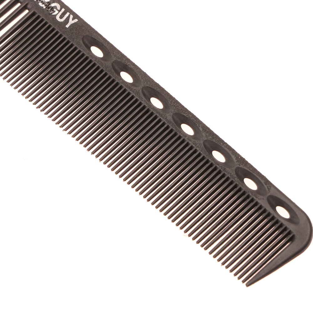 Hair Cricket Comb Heat Resistant Medium Cutting Carbon Comb Salon Antistatic Barber Styling Brush Tool
