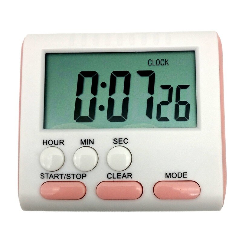Multifunctional Digital Kitchen Timers AAA Battery Operated with Magnet and Stand Large Digits For Baking Study Beauty 4
