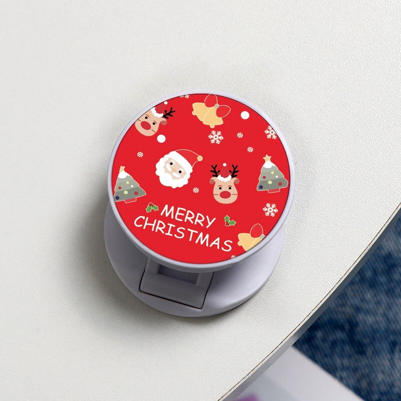 Universele mobiele telefoonhouder, kerst hert cartoon telefoonstandaard, vingerringhouder voor iphone, telefoonbeugel, standaard: Kho-zdzjbai -sd3 lutou