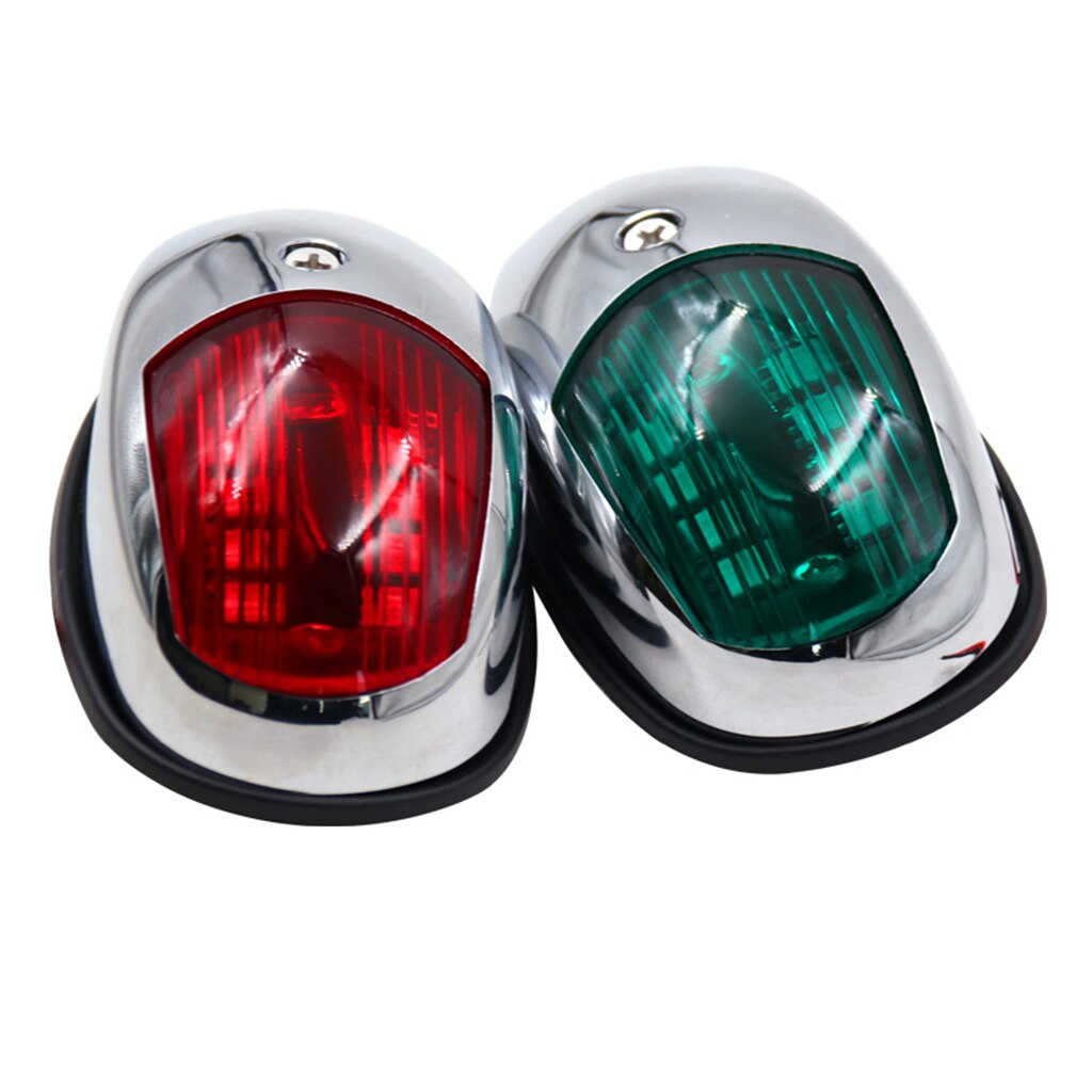 Garosa Feux de navigation bateau marine inox LED 12V rouge vert